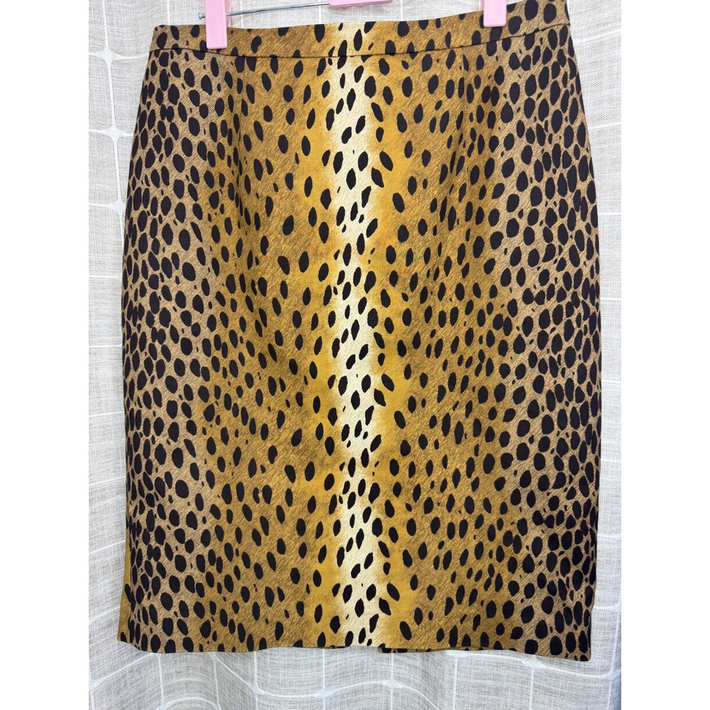 Michael Michael Kors Animal Print‎ Pencil Skirt Size 6 – Cotton Blend